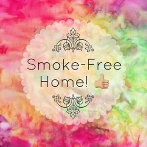 Smoke free home all items are clean and no odor!